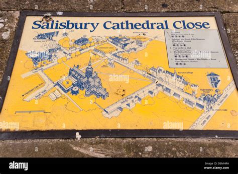 salisbury cathedral england map